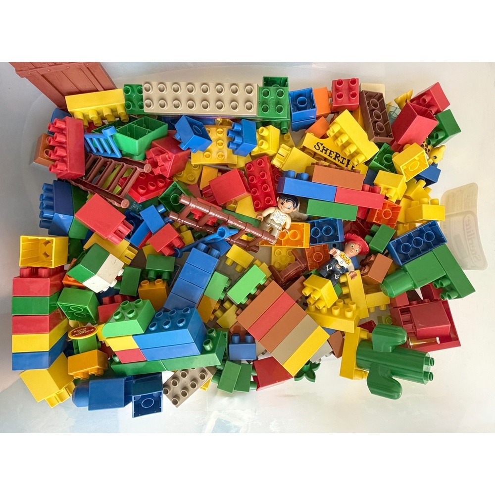 Lego Duplo Blocs 253 Pieces Mega Blocks Castle Figures Animals Cars & Much More - Picture 7 of 11